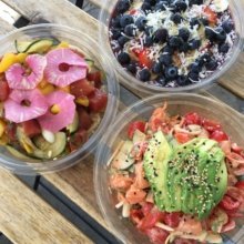 3 Gluten-free bowls from The Poke Shack